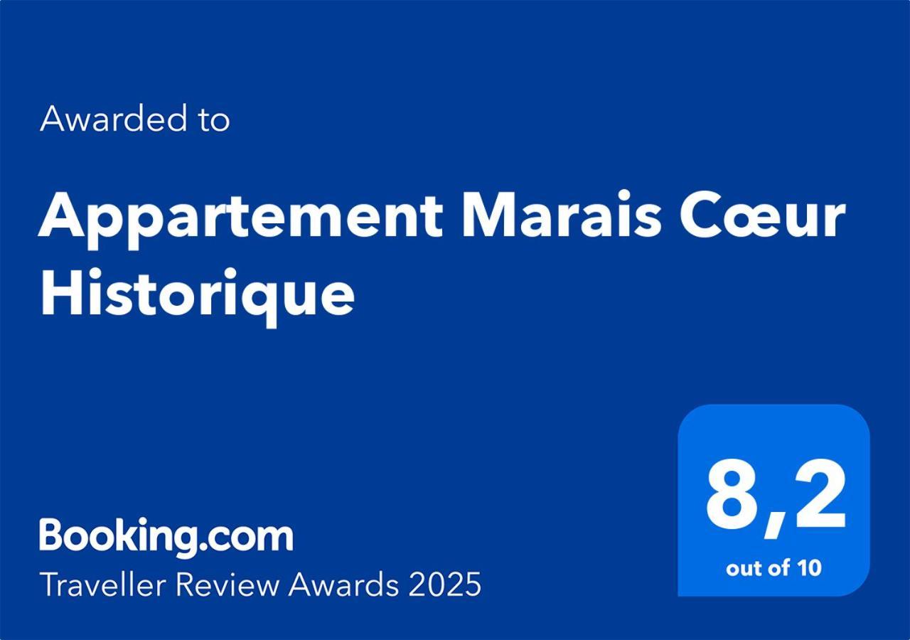 Appartement Marais Coeur Historique Paris Exterior foto